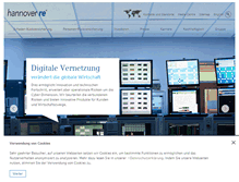 Tablet Screenshot of hannover-rueck.de